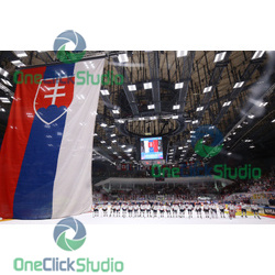slovenská vlajka a usa