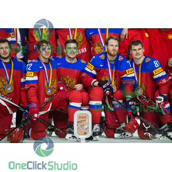 Rusi s trofejou za tretie miesto