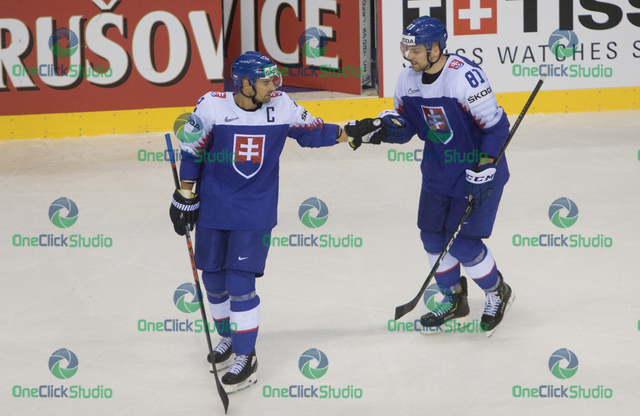 Andrej Sekera a Erik Černák