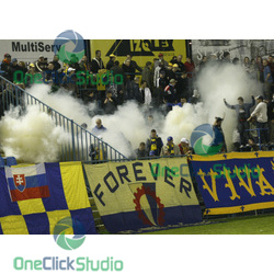 kosice fans pyro